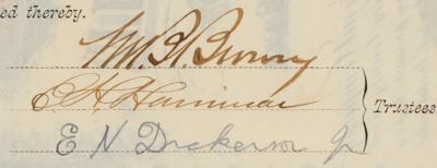 Lot #304 E. H. Harriman Signed Fernandina and Jacksonville Railroad Company Bond - Image 3