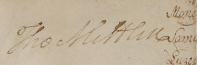 Lot #375 Thomas Mifflin and Alexander J. Dallas Document Signed - Image 2
