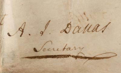 Lot #375 Thomas Mifflin and Alexander J. Dallas Document Signed - Image 3