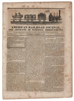 Lot #202 American Railroad Journal Publication - Image 1