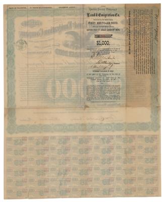 Lot #514 Ambrose Burnside Signed Mortgage Bond - Image 2
