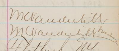 Lot #482 Frederick, Jacob, and William Vanderbilt Document Signed - Image 3