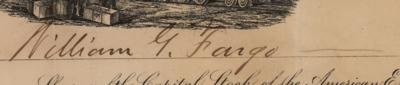 Lot #163 William Fargo and John Butterfield Signed Stock Certificate - Image 6