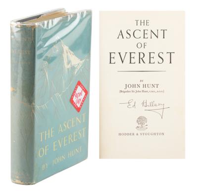 Lot #311 Edmund Hillary and Tenzing Norgay (2) Signed Items - Image 3