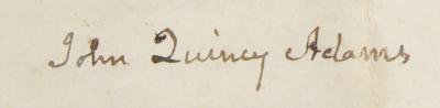 Lot #7 James Monroe and John Quincy Adams Document Signed as President and Secretary of State - Image 3