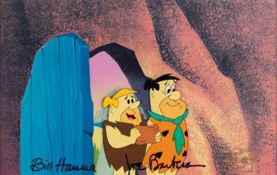 Lot #691 Bill Hanna and Joe Barbera Signed Production Cel - Image 1
