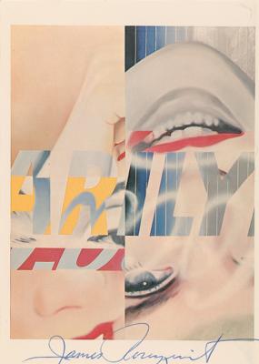 Lot #675 James Rosenquist (2) Signed Postcards - Image 1
