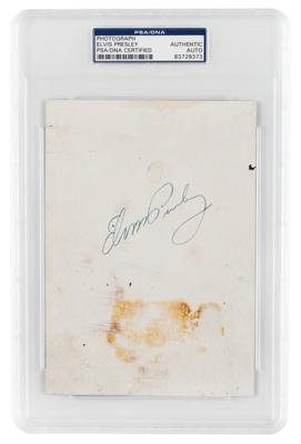 Lot #767 Elvis Presley Signed Photograph - Image 1