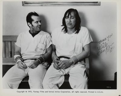 Lot #1005 Will Sampson Signed Photograph