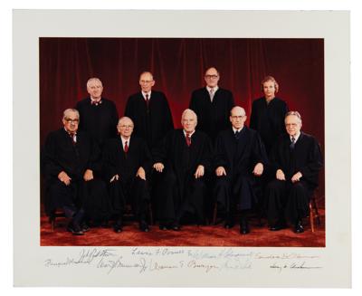 Lot #150 Burger Court Signed Photograph - Image 1