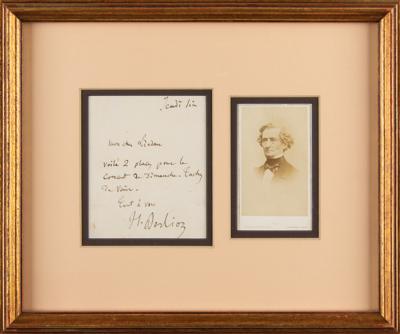Lot #753 Hector Berlioz: 