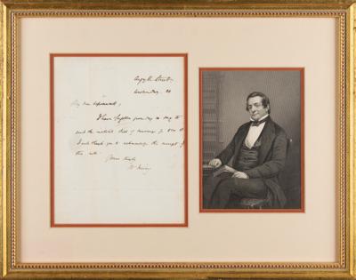 Lot #736 Washington Irving Autograph Letter Signed - Image 1