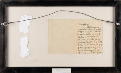 Lot #709 Robert Frost: Frost writes from NH's White Mountains: 