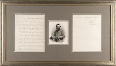 Lot #505 J. E. B. Stuart Autograph Letter Signed - Image 1