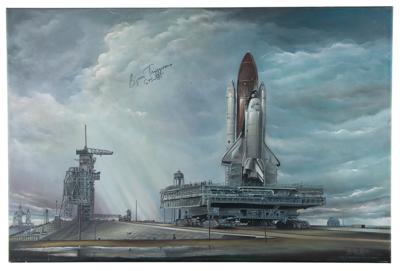 Lot #621 Stephen Wiggin Painting: 'Cape Winds' - Image 1