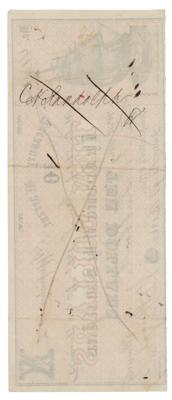 Lot #517 Civil War Treasury Warrant ($10) - Image 2