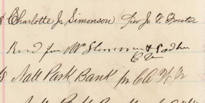 Lot #170 Cornelius Vanderbilt: Hudson River Railroad stockholder receipt signed twice 