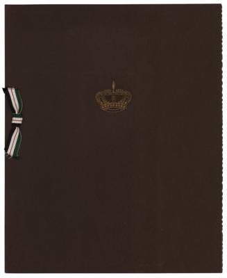 Lot #350 King Hussein and Queen Alia Signed Christmas Card - Image 2