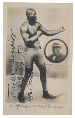 Lot #1054 Jack Johnson Signed Photograph - Image 2