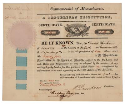 Lot #521 Henry Dearborn Document Signed - Image 1