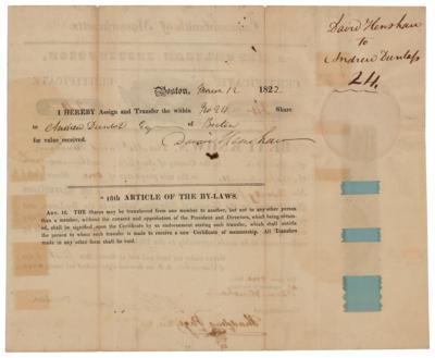 Lot #521 Henry Dearborn Document Signed - Image 2