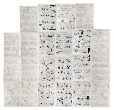 Lot #687 Donald Duck Original Comic Book Artwork (11 Pages) - Image 1