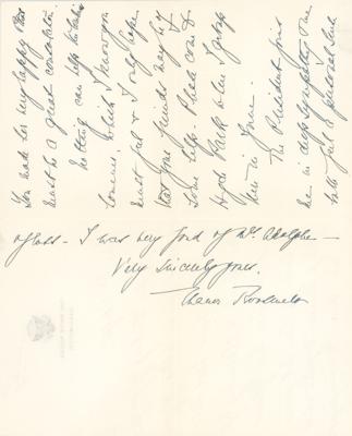 Lot #111 Eleanor Roosevelt: 