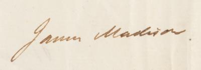 Lot #2 Thomas Jefferson and James Madison Partial Document Signed - Image 2