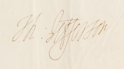 Lot #2 Thomas Jefferson and James Madison Partial Document Signed - Image 3