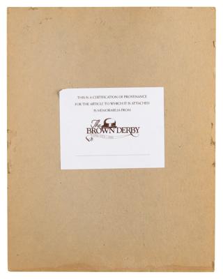 Lot #954 Bob Hope Signed Print - Image 2