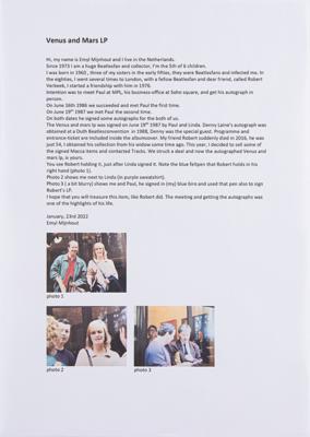 Lot #765 Paul McCartney and Wings Signed Album - Image 5