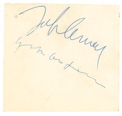 John Lennon and Yoko Ono Signatures | RR Auction John Lennon and Yoko Ono Signatures | RR Auction