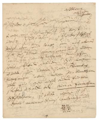 Lot #752 Ludwig van Beethoven Autograph Letter