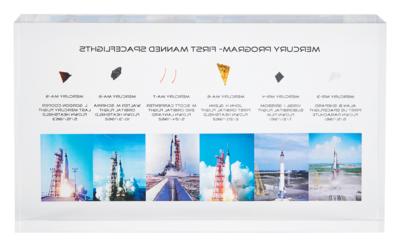 Lot #9006 Mercury Program Artifact Display [Attested to as flown by Florian Noller] - Image 2