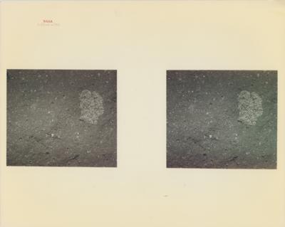 Lot #9239 Apollo 11 Lunar Rock Original Vintage NASA Photograph - Image 1