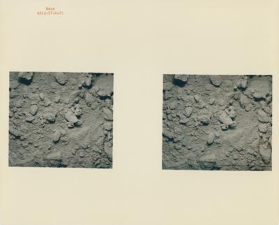Lot #9272 Apollo 12 Lunar Surface Original Vintage NASA Photograph - Image 1
