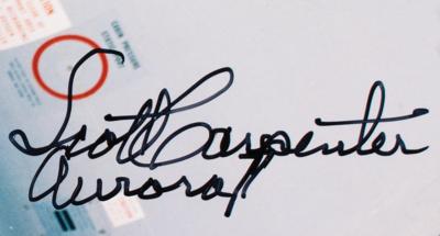 Lot #9002 Gordon Cooper, Scott Carpenter, and Wally Schirra Signed Photograph - Image 3