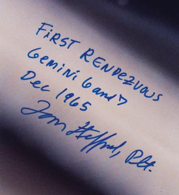 Lot #9055 Gemini 6 Signed Oversized Photograph - Image 2