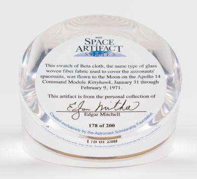 Lot #9357 Apollo 14 Flown Beta Cloth Swatch - Image 3