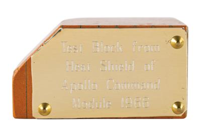 Lot #9137 Apollo Command Module 1966 Heat Shield Test Block - Image 1
