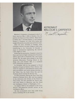 Lot #9041 Mercury 7 Signed Book - Image 2