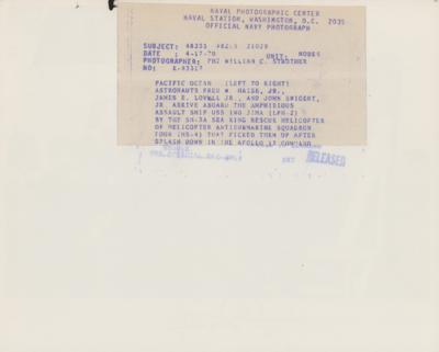 Lot #9331 James Lovell Signed Photograph - Image 2