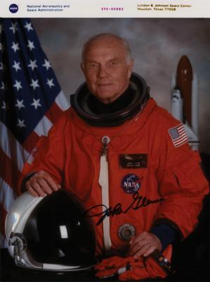 Lot #9556 John Glenn Signed Photograph - Image 1
