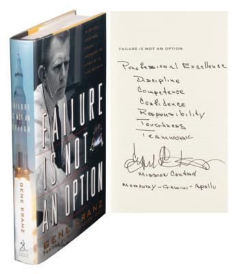Lot #9507 Gene Kranz Signed Book - Image 1