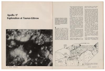 Lot #9477 Harrison Schmitt Signed Magazine - Image 2