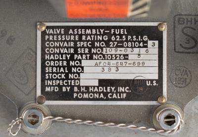 Lot #9007 Project Mercury Atlas Rocket Regulator Assembly - Image 5