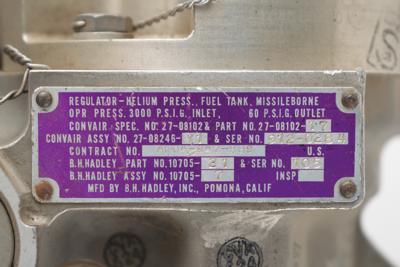 Lot #9007 Project Mercury Atlas Rocket Regulator Assembly - Image 6