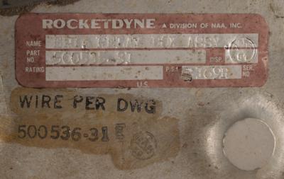 Lot #9663 Rocketdyne Rocket Engine Relay Box Assembly - Image 3
