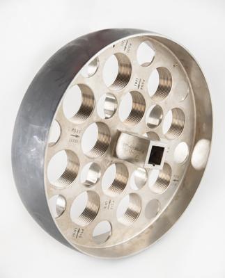 Lot #9607 Space Shuttle Orbiter Umbilical Connector Plate - Image 1