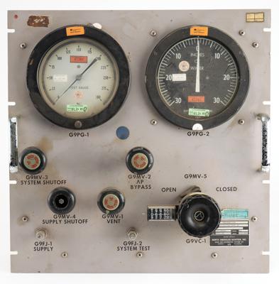 Lot #9088 Apollo Command Module Cabin Precision Leak Calculator Assembly - Image 1